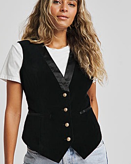 Joe Browns Chloes Favourite Velour Satin Waistcoat