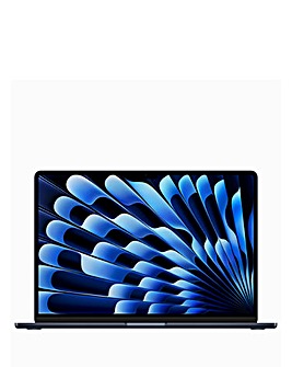 Apple MacBook Air (M2, 2023) 15-inch, 8-Core CPU, 10-Core GPU, 256GB - Midnight