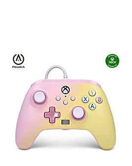 PowerA Enhanced Wired Controller for Xbox Series X,S - Pink Lemonade