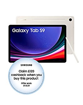 Samsung Galaxy Tab S9 11in 128GB Wi-Fi Tablet - Beige