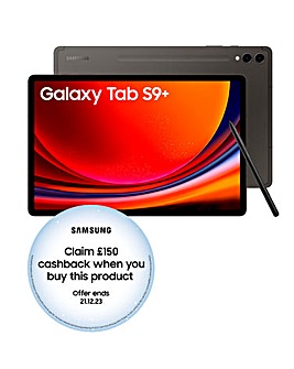 Samsung Galaxy Tab S9+ 12.4in 256GB Wi-Fi Tablet - Grey
