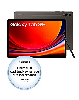 Samsung Galaxy Tab S9+ 12.4in 256GB 5G Tablet - Grey