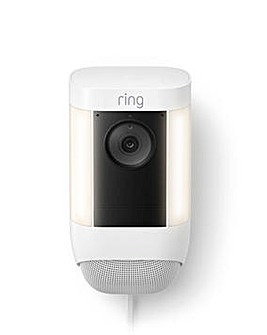 Ring Wired Spotlight Cam Pro - White