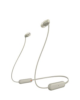 Sony WIC100 In-Ear Headphone Beige