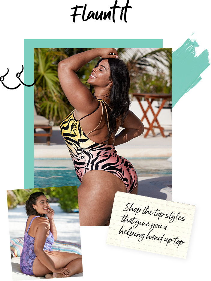 Flaunt it. Shop the top styles that give you a helping hand up top.
