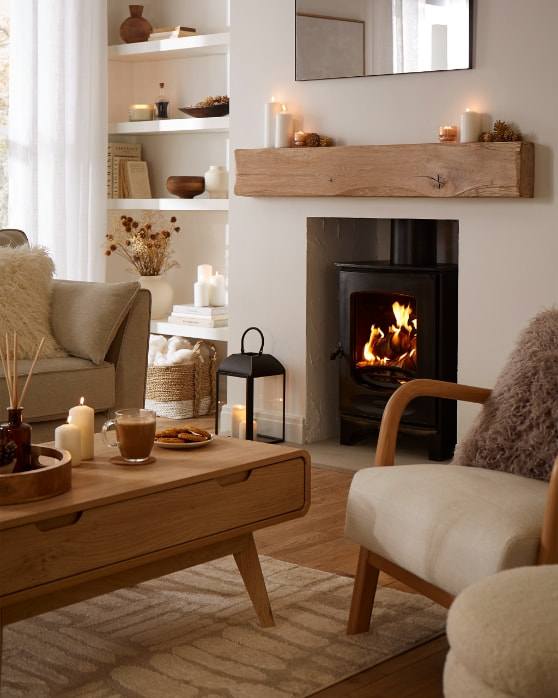 A modern cosy living room