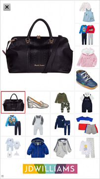 Example of advertising on an external website