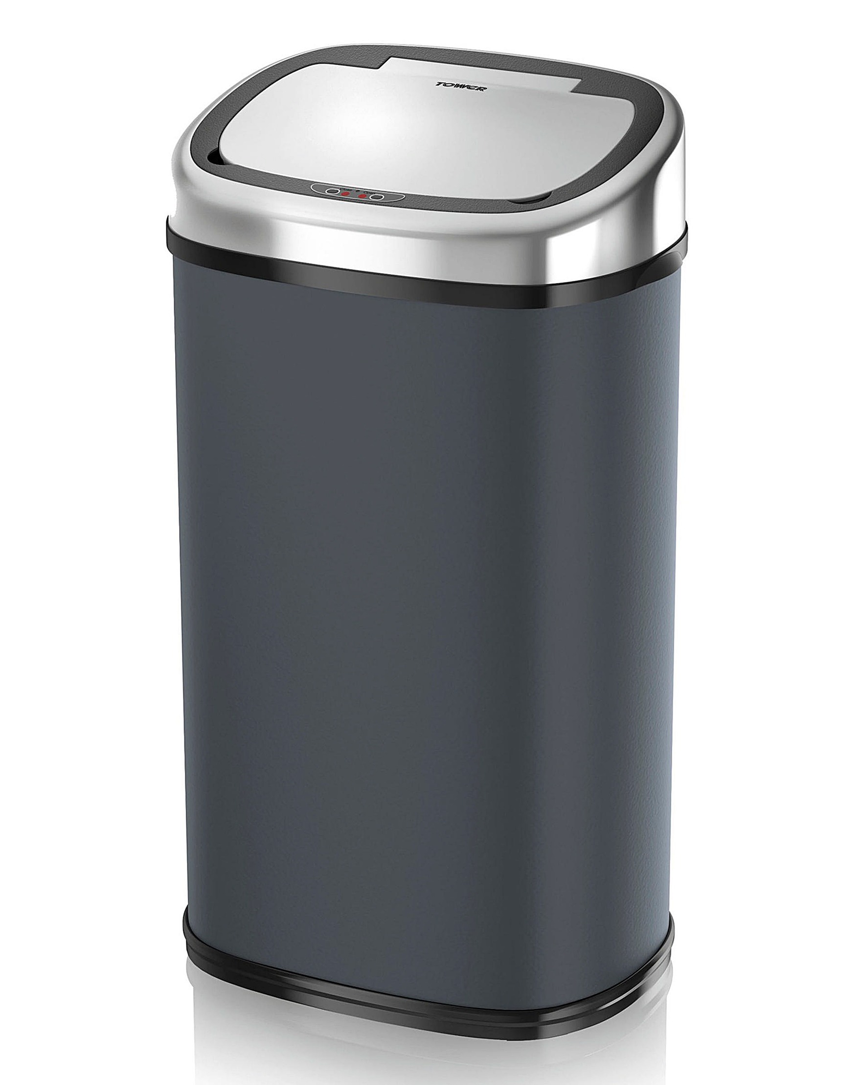Tower 58l Charcoal Sensor Bin