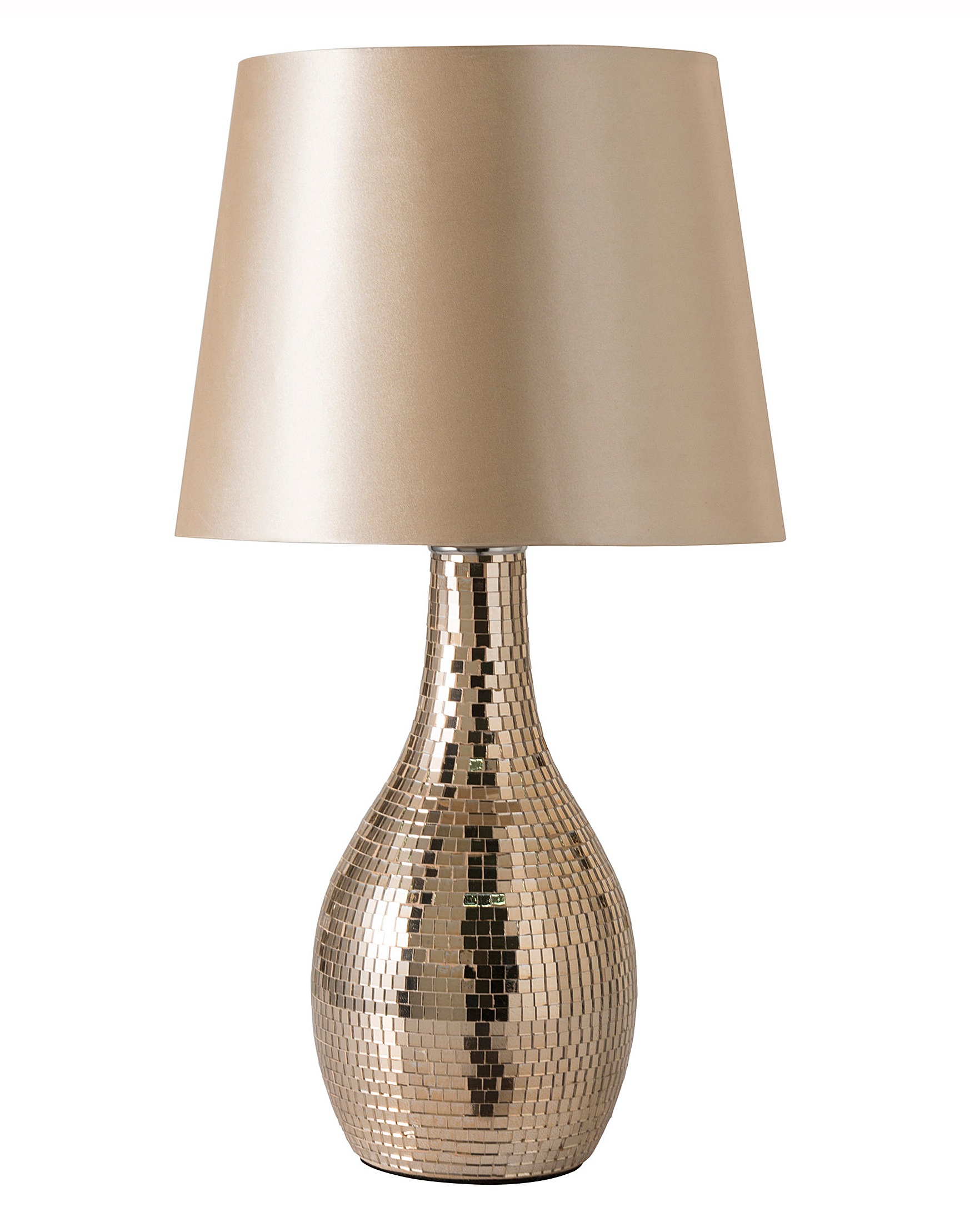 Rose Gold Mosaic Table Lamp Simply Be