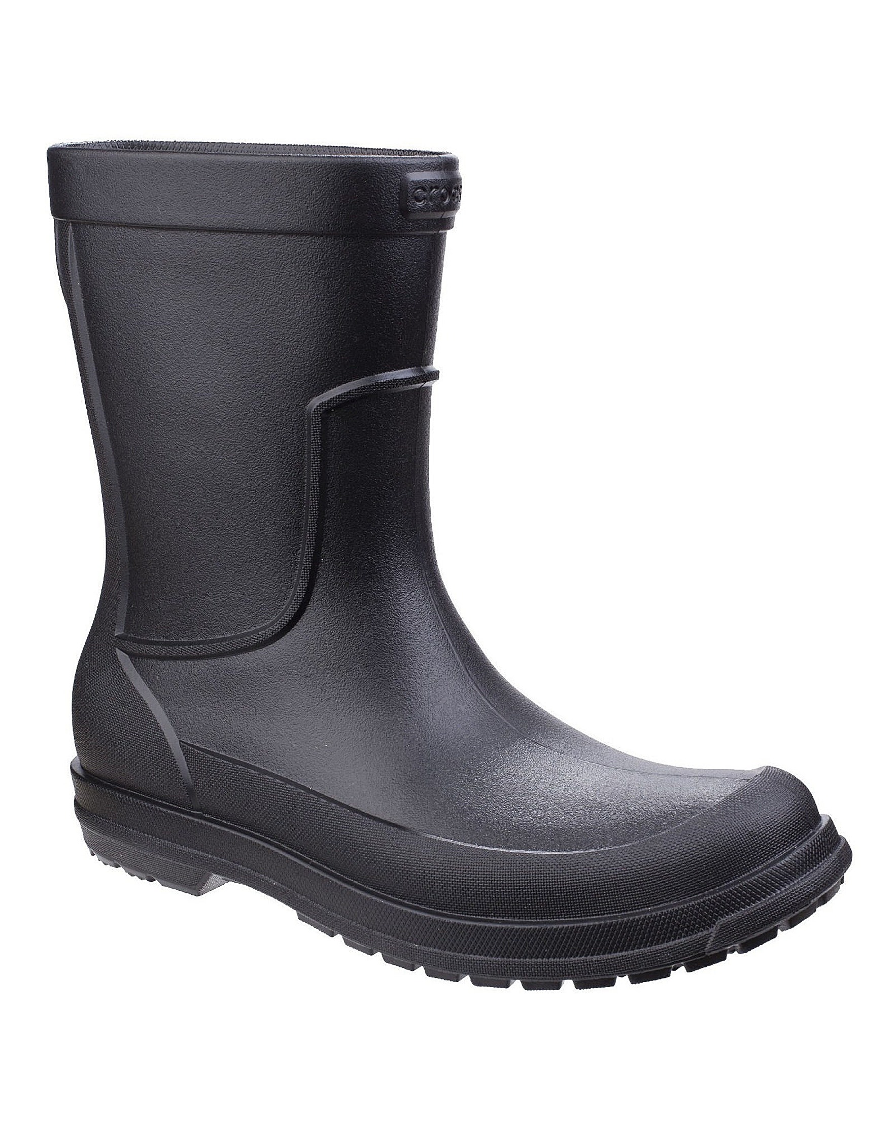 crocs rain boots mens