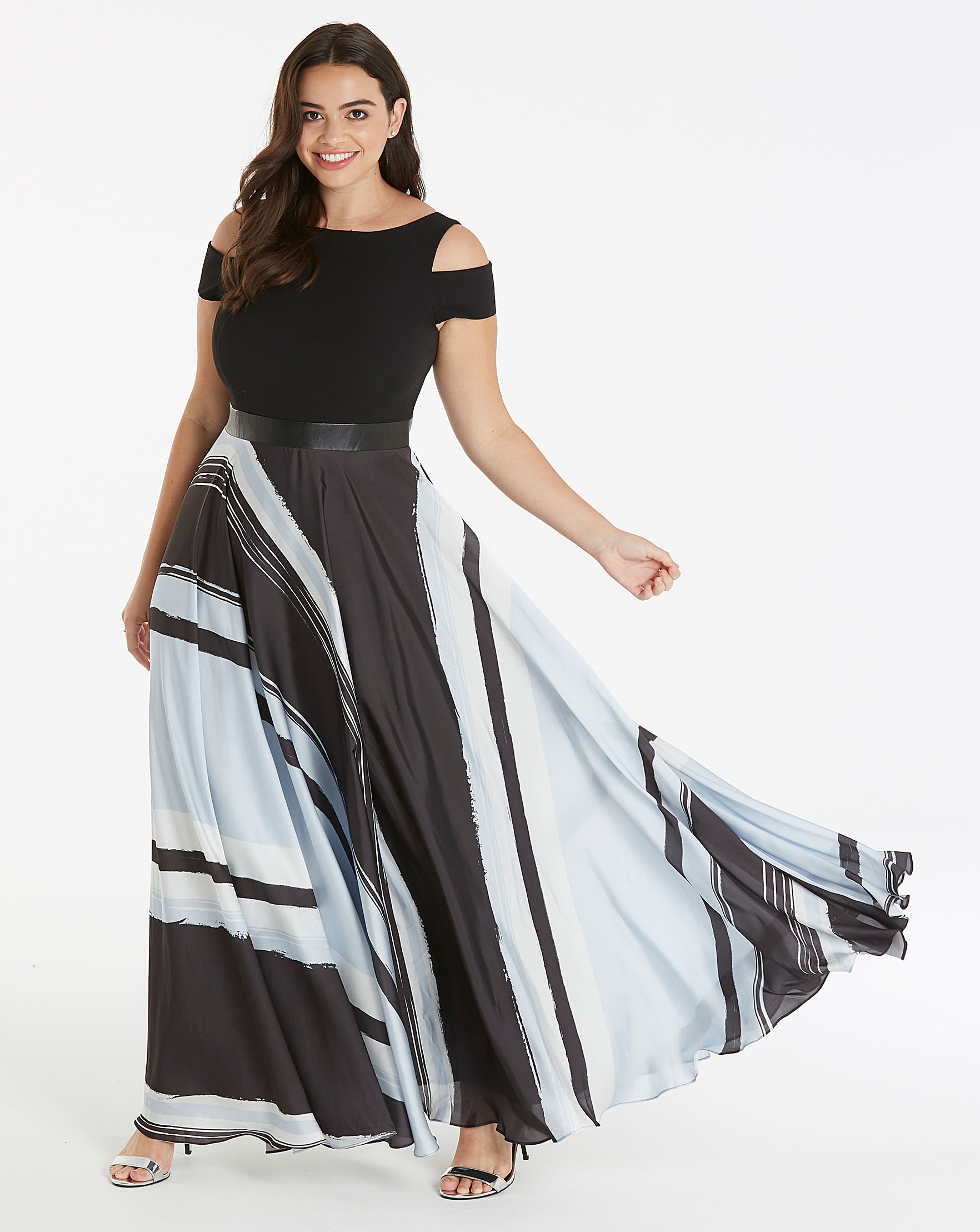 lizetta bardot maxi dress