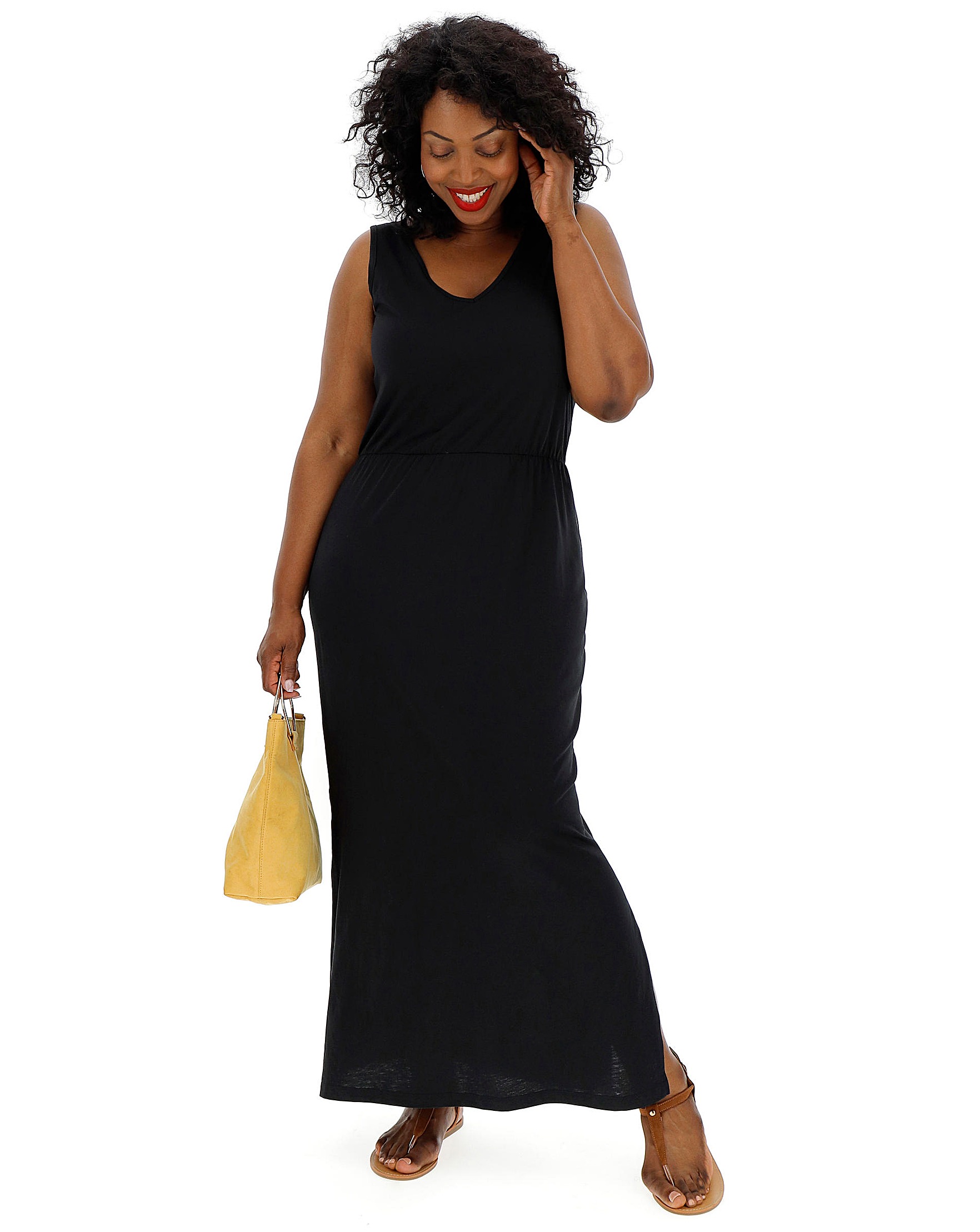 Black Ankle Length Dresses