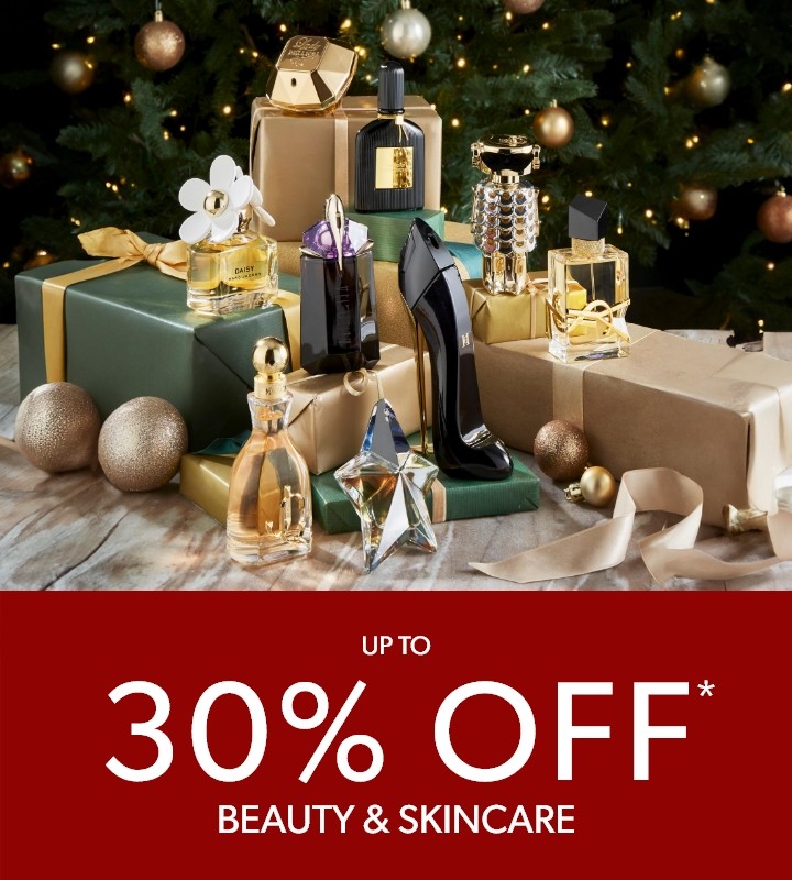 Up to 30% off* beauty & skincare