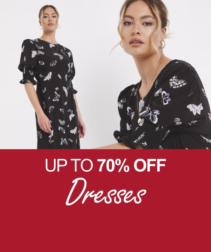 Up to 70% off dresses