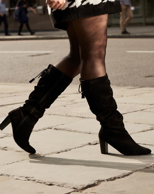 Black boots