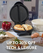 Up to 30% off Tech & Leisure