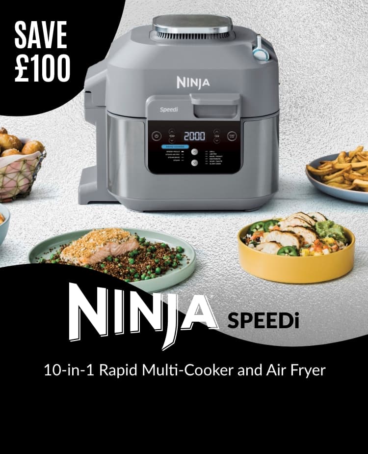 Save £100. Ninja Speedi - 10-in-1 rapid multi-cooker and air fryer