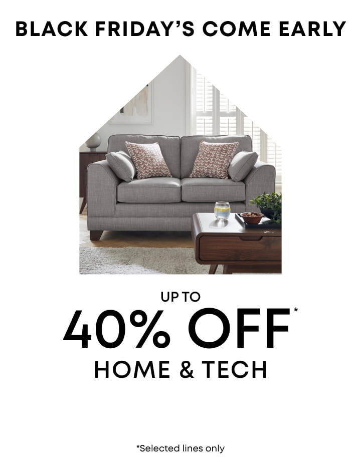 Up to 40% off home & tech