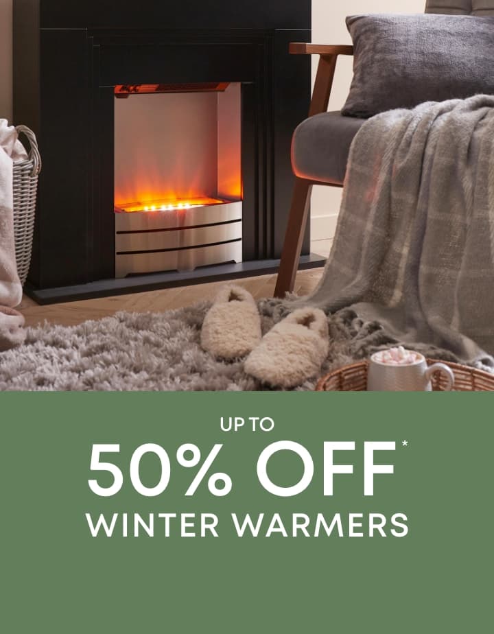 Up to 50% off winter warmers