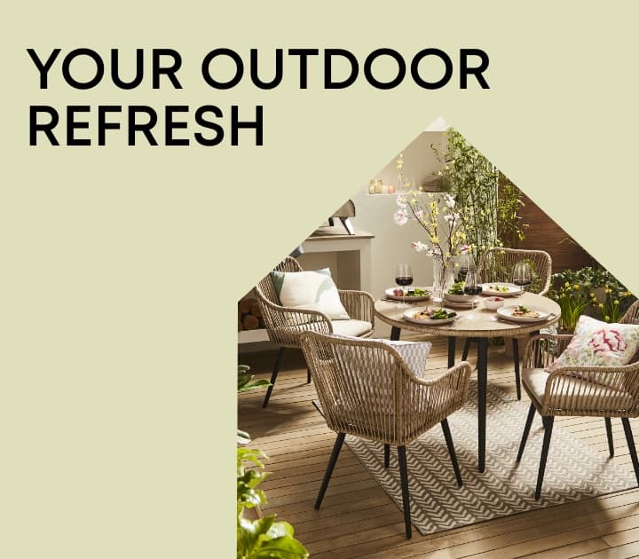 Your outdoor refresh Shop garden furniture