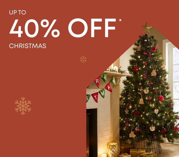 Up to 40% off Christmas