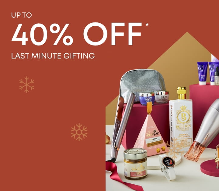 Up to 40% off last minute gifting