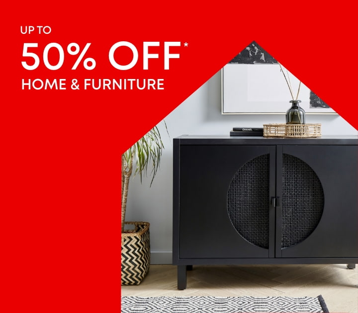 Up to 50% off home and furniture