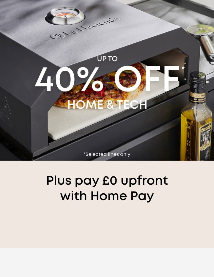 Up to 40% off Home & Tech