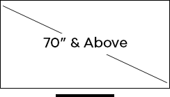 70″ & Above