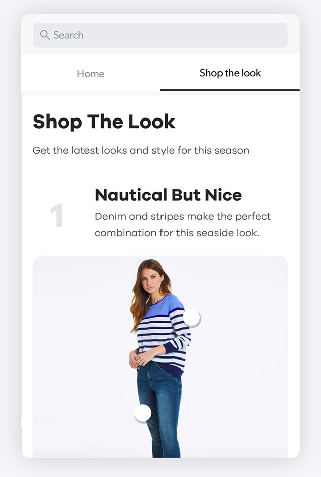 Search for your next outfit