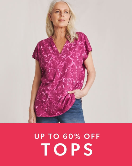 Up to 60% off tops