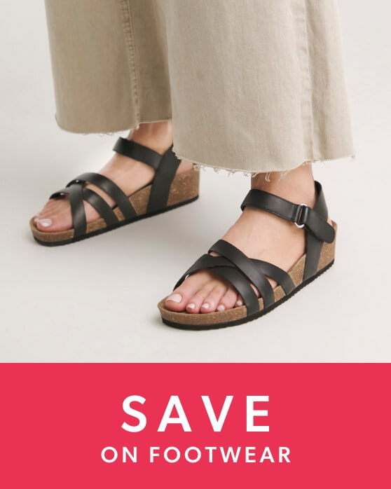 Up to 60% off footwear