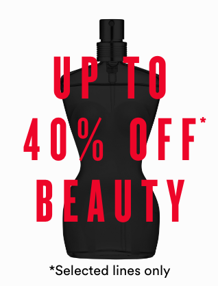 Up to 40% off beauty